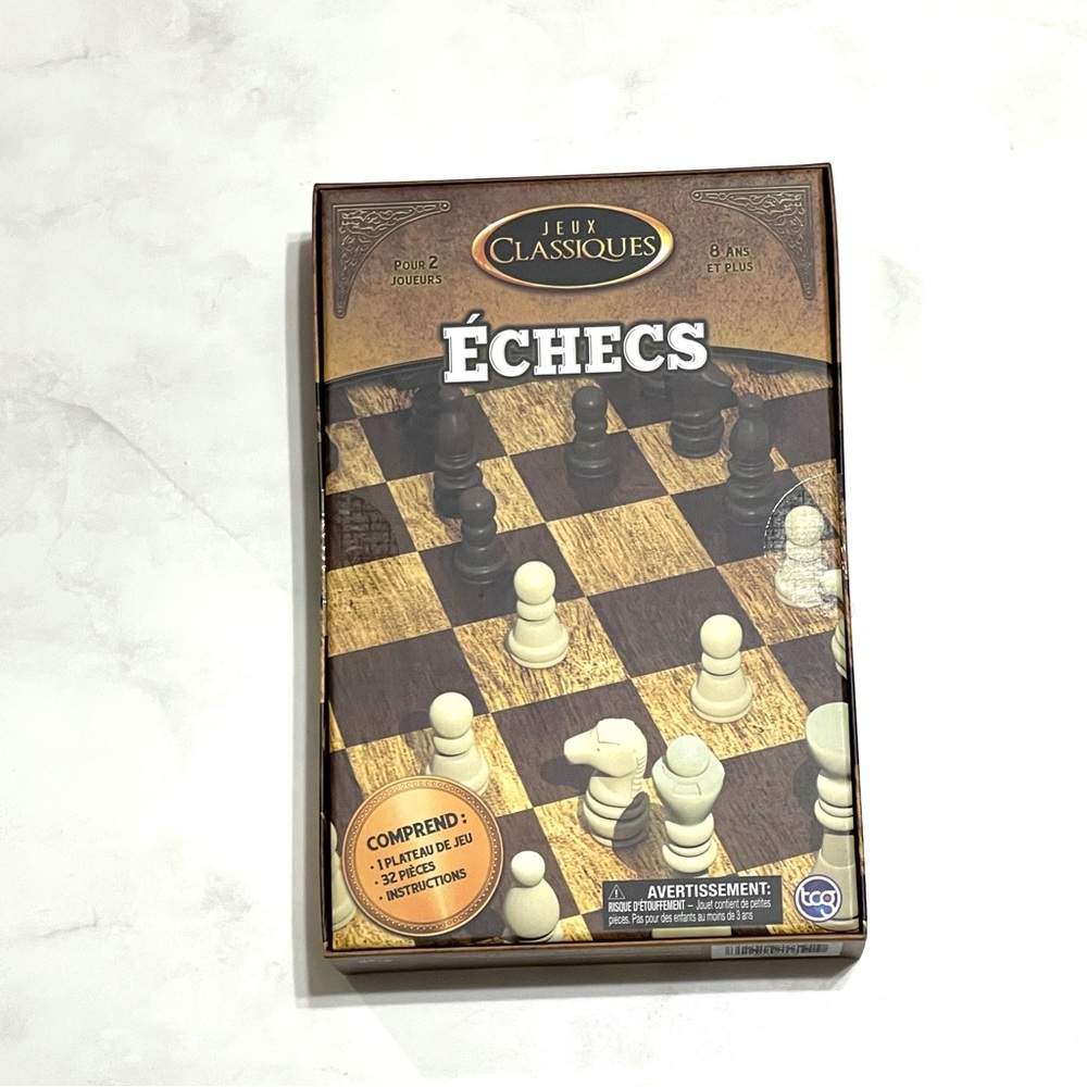 NIB Chess Game Set, Chess Eches Classic Games